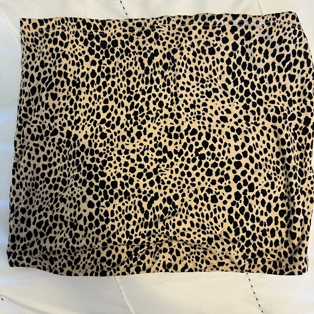 Cheetah tube top